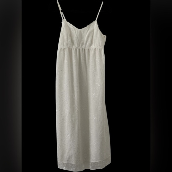 Vintage Vivien white lace bridal slip dress - Picture 1 of 6